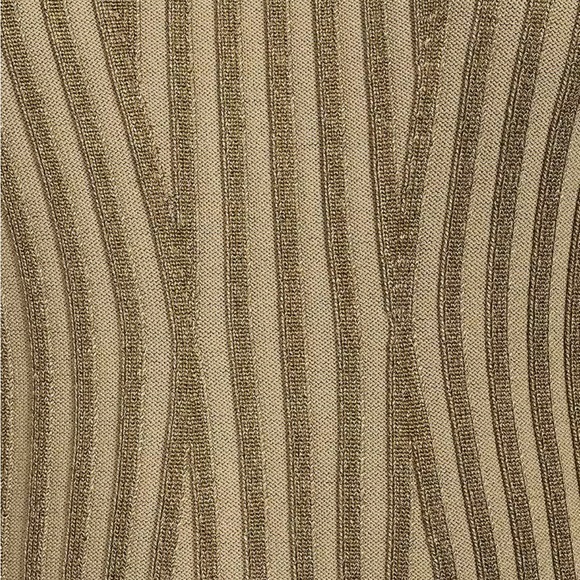 NWT DONNA KARAN SHORT SLEEVE TRANSFER RIB KNIT TOP - Picture 3 of 4